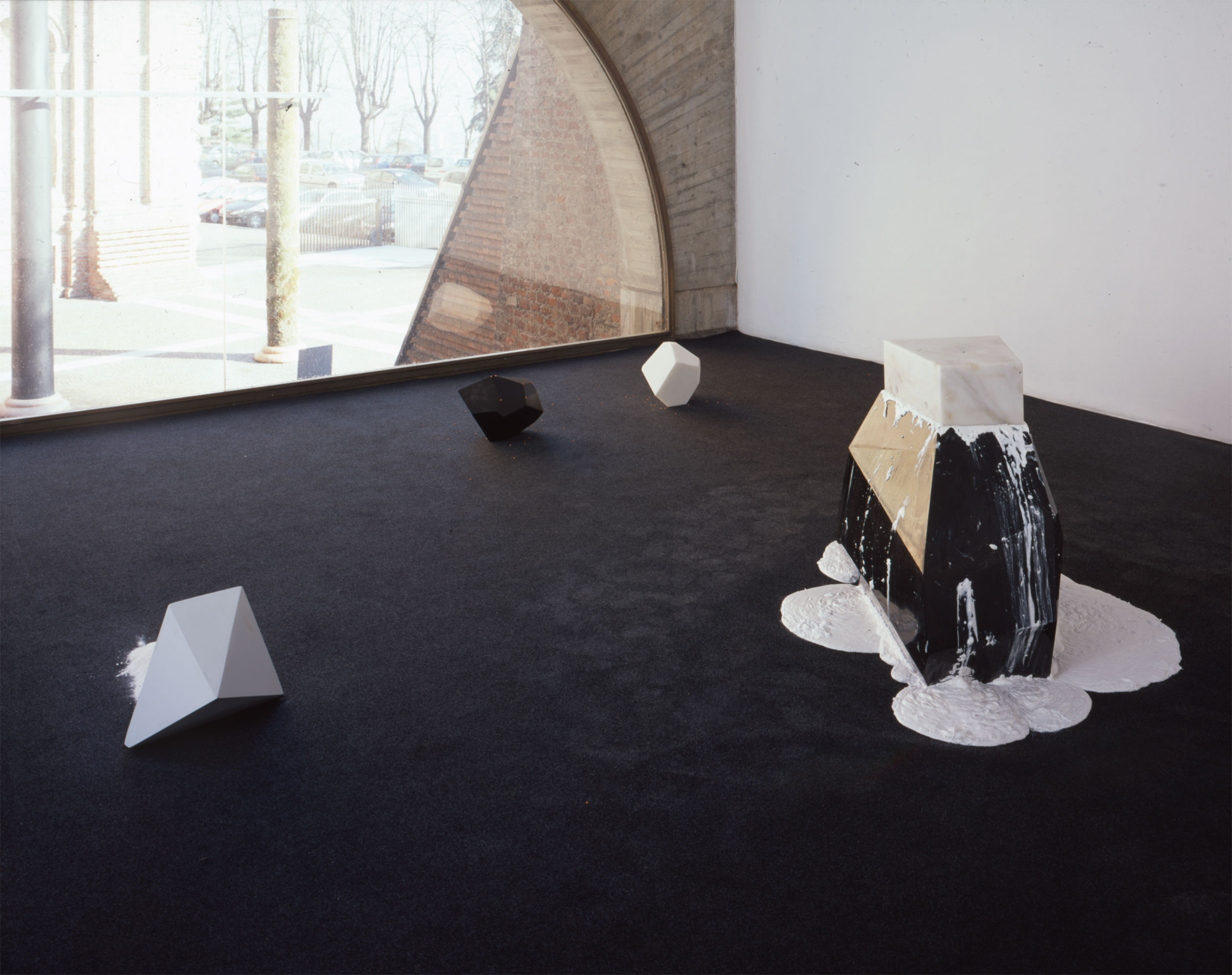 Gianni Caravaggio, Attendere un mondo nuovo, 2006; Cosmicomica, 2006;  Spreco di energia assoluta, 2006